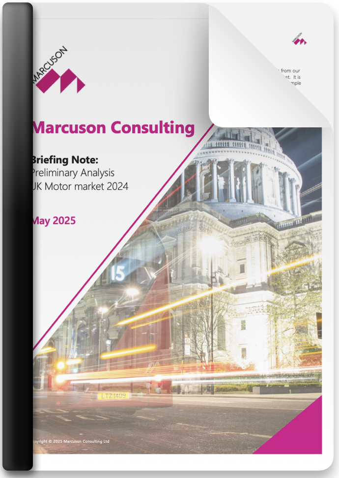 Marcuson Consulting Motor Insurance Market 2024 PDF